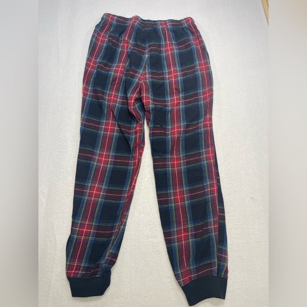 Abercrombie & Fitch Plaid Flannel Sleep Lounge Pants XS Red Blue Jogger - Picture 3 of 6